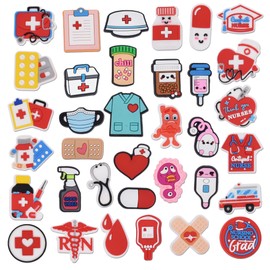 Pabucle - Dijes para zapatos médicos, diseño de papacharms, diseño de hebilla de clip mexicano, para zapatos de hombre y mujer, decoración para fiestas, Cloruro de polivinilo, No