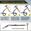 TRSMIMA Safety Tether Tool Lanyard - 5 Pack Stretch Strap