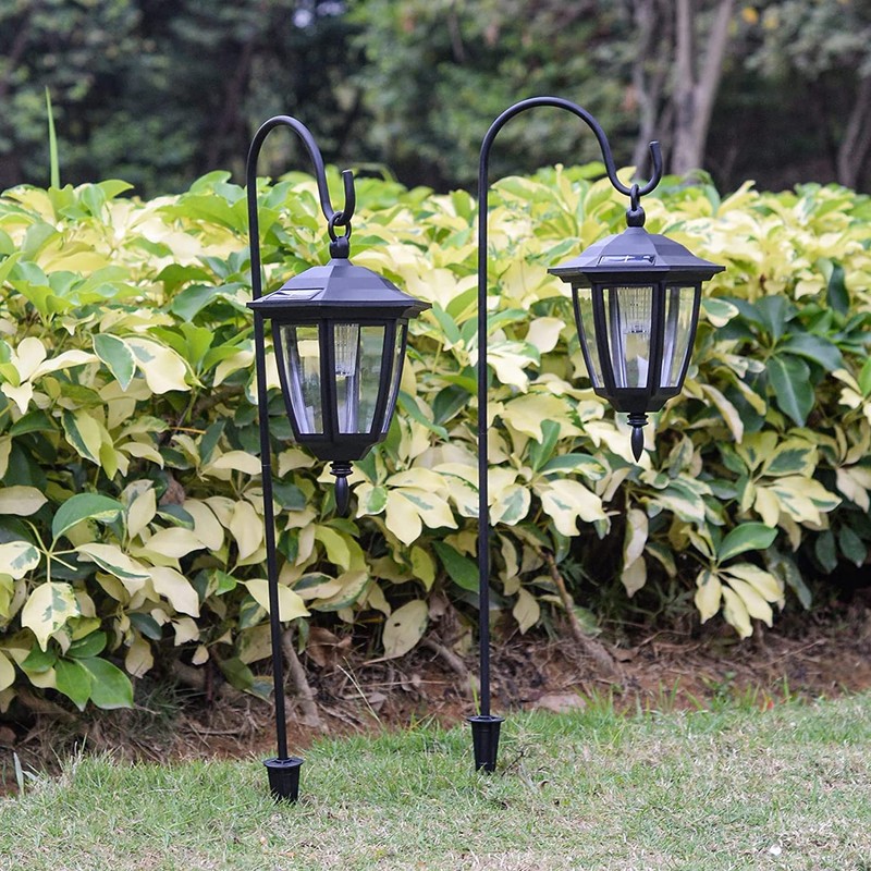 Viewsun 34 Inch Hanging Solar Lights, Shepherd Hook Lights with