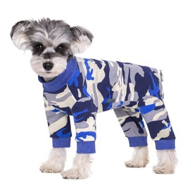 Dog Surgery Recovery Suit, Dog Onesie for Surgery Female Male Dogs, Dogs Pajamas Long Sleeve, Small Dogs Onesie, Abdominal Wound Bandages Surgical Suit, Cat Recovery Suit for Shedding Skin Disease