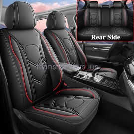 Hyundai For Hyundai Car Seat Cover 5-Seats Front + Rear Waterproof PU Leather Protector