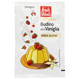 Baule volante Budino alla vaniglia biologico in polvere - Miscela naturale con amido di mais e agar agar - Sapore cremoso e autentico - Senza additivi artificiali