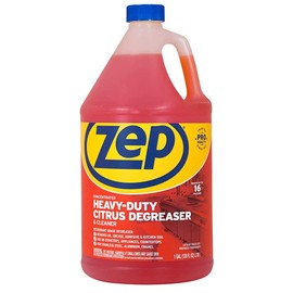Zep Heavy-Duty Citrus Degreaser Refill - 1 Gallon (Case of 2) ZUCIT128 - Professional Strength Cleaner and Degreaser, Concentrated Pro Formula