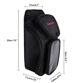 Dracarys Motorcycle Tank Bag - Oxford Saddle Black Motorbike Bag - Strong Magnetic Bag for Honda Yamaha Suzuki Kawasaki Harley