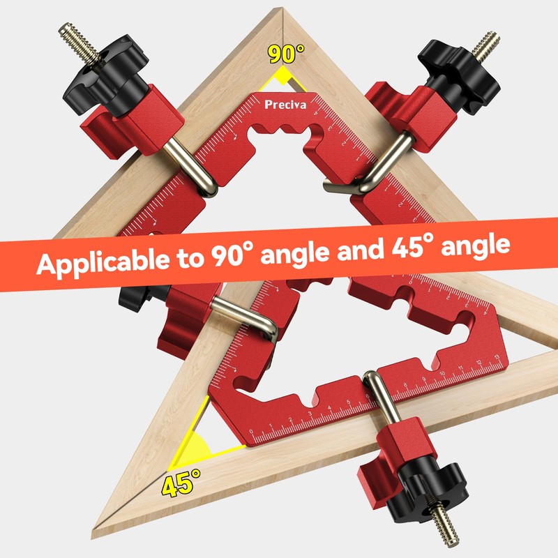 Positioning Angle, Preciva 45/90 Degree Positioning Angle Right Angle Clamps