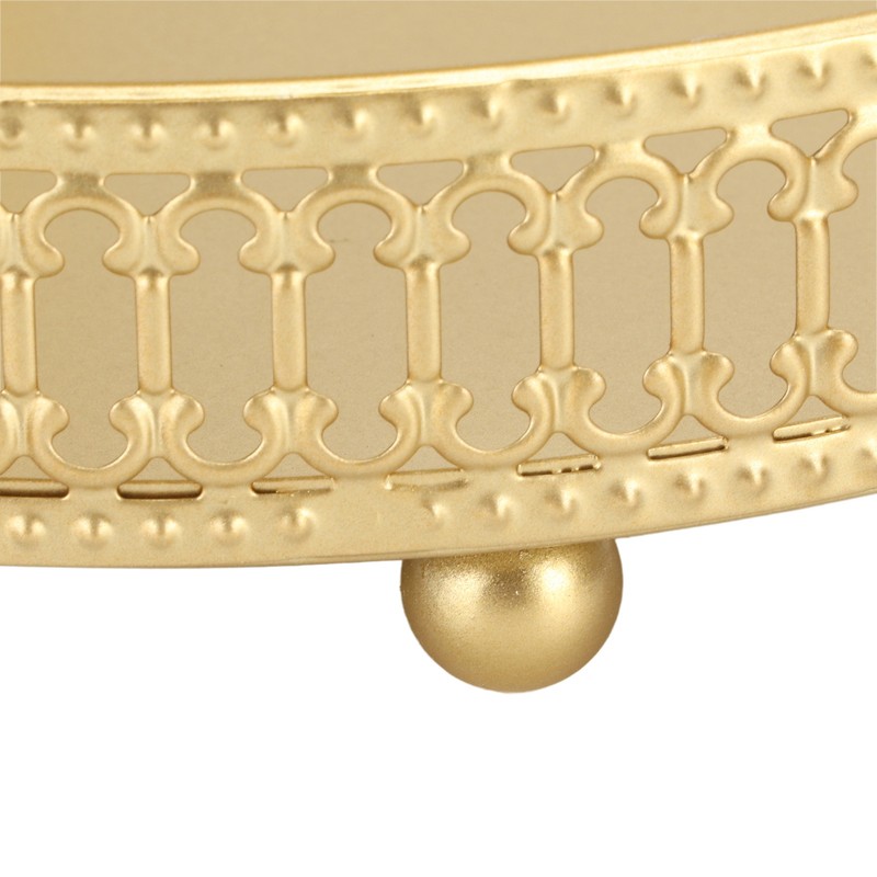 2 Tier Fruit Tray Gold Elegant Large Capacity Decorative Multi