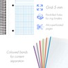 DOHE - A4 Squared Notebook – 100 Sheets, 90 gsm,