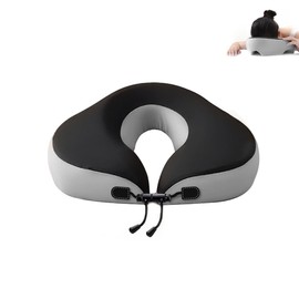 chislim Face Down Recovery Pillow with Adjustable Strap for Eye Surgery & Vitrectomy | Prone Sleeping Headrest with Removable Cover | BBL Post-Surgery Support Equipment (Grey)