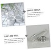 GLEAVI 18pcs Tube Bottles Cylindrical Storage Containers for Crafts Samples