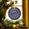 Notre Dame Stained Glass Window Ornament Beautiful Catholic Suncatcher for
