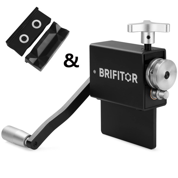 BRIFITOR Bead Roller, Tube Pipe Tubing Beader Tool, Fits for Intake and Intercooler piping in 5/8" inch or larger. With one set of Nylon Vise Jaw.