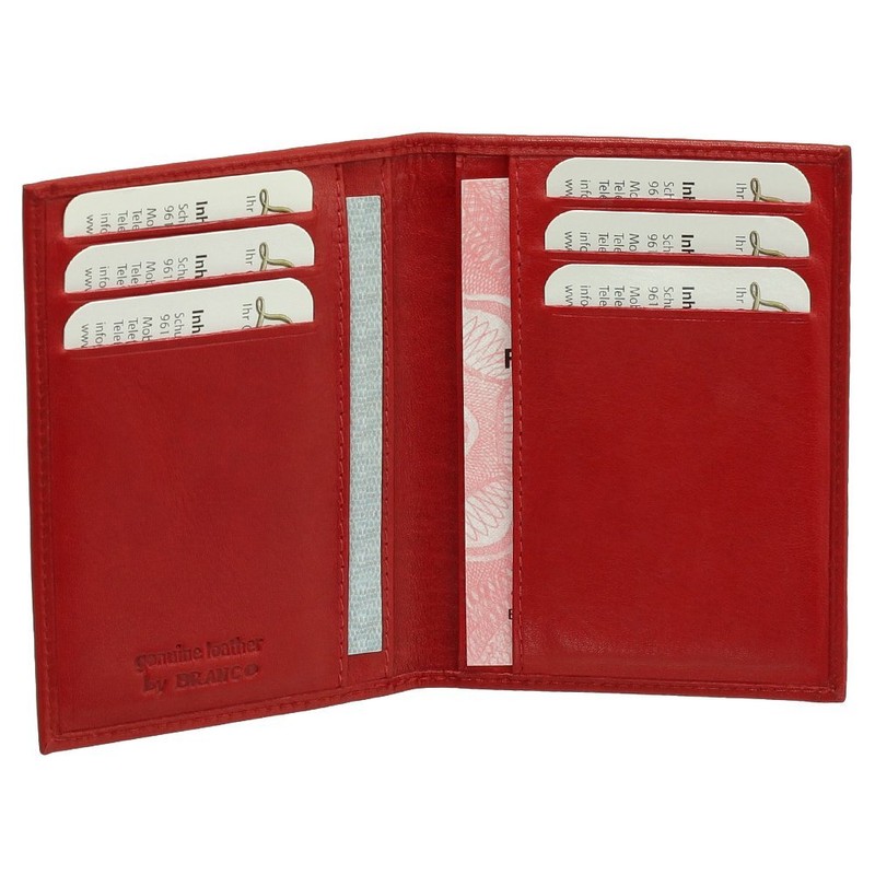 Luxury Leather ID Card Holder Basic Document Folder Ideal for