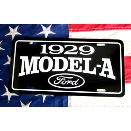 1929 Ford MODEL A  License plate car tag Hot Rod Roadster 29 Coupe Pickup Truck