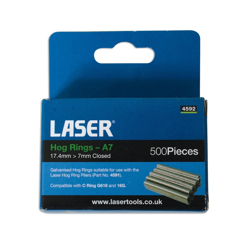 Laser - 4592 Hog Ring 500 Pcs