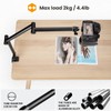 TARION Camera Desk Mount Stand - Articulating Arm, Flexible Overhead