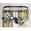 Kinetic Pot Rack, Oval, Black
