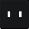 Lutron Fassada 2 Gang Wallplate for Toggle-Style Dimmers and Switches,