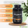 Citrato De Magnesio Puro | 180 Cápsulas | Ideal Para