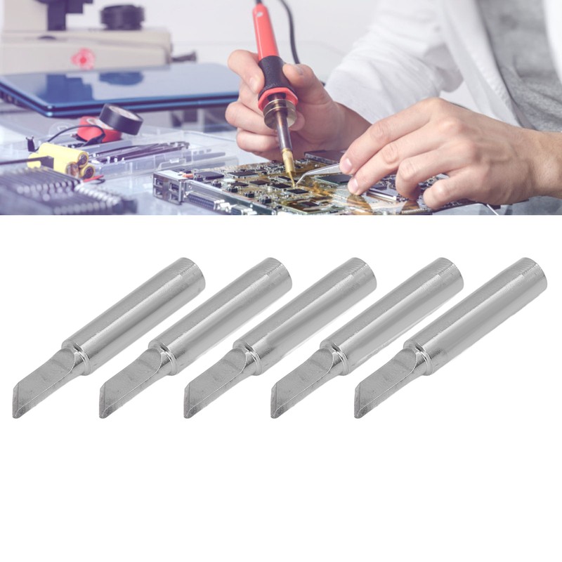 5Pcs Soldering Iron Tips BGA Station Tool Copper Internal Heating