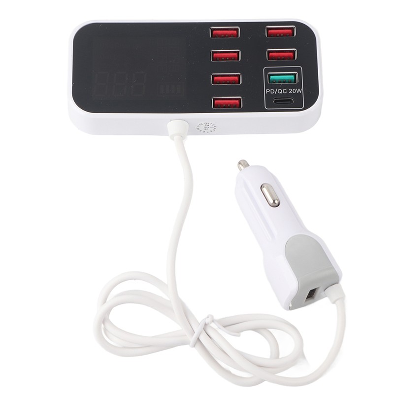 8 Ports Multiple USB Fast Chargers Charging Station Hubs Digital