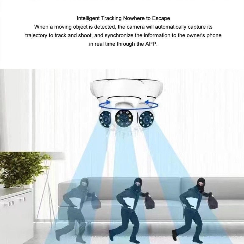 Wireless Smart Camera 5 Antenna Wifi Network Surveillance Camera Intelligent
