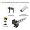 sourcing map Forstner Drill Bit 50mm (2") Tungsten Carbide 3