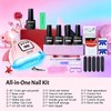 JODSONE 36Pcs Gel Nail Polish Kit with 4 Functional Adhesive