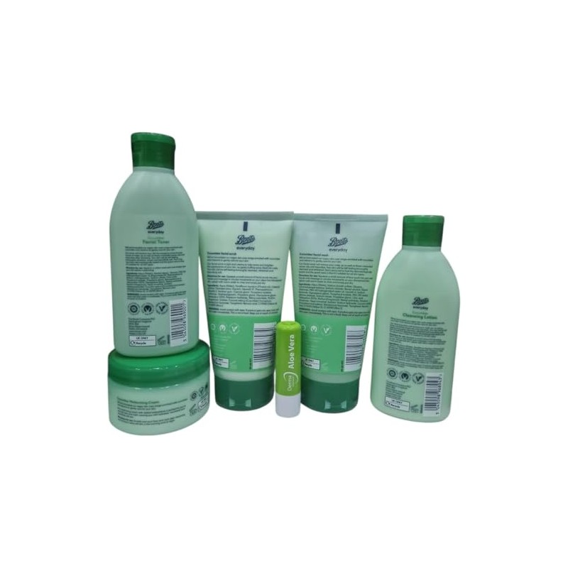 Boots Cucumber facial skin care 5 pcs bundle With Free
