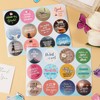 COLOFALLA Pack of 120 4 cm Sayings Stickers Colourful Stickers