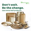 DISPOSABLE GREEN – Round Disposable Plates, Areca Leaf Serving Plates,