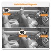 Upriding Baby Car Monitor with Camera - Car Seat Mirror