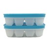 Tupperware Mini Cubes Ice Cubes White Blue (2)