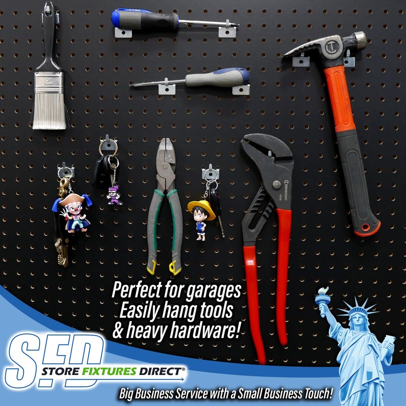 STORE FIXTURES DIRECT Pegboard Utility Notch Hook - Picture Hanger