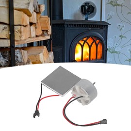 Agatige Fireplace Fan Accessories, Universal Motor and Power Generation Sheet Replacement Accessories Heat Powered Stove Fan for Wood Log Burner