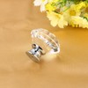 16Pcs Crystal Glass Cabinet Knob Diamond Shape 40mm Drawer Cupboard