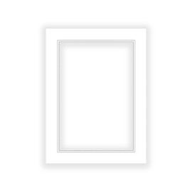 10x12 Mat for 8x10 Photo - Precut White on White Double Mat Picture Matboard for Frames Measuring 10 x 12 Inches - Bevel Cut Matte to Display Art Measuring 8 x 10 Inches - Acid Free ONE MAT