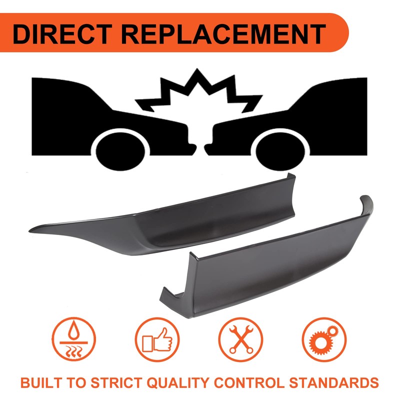 ECOTRIC Rear Side Corner Spats Compatible with 2013-2015 Honda Accord