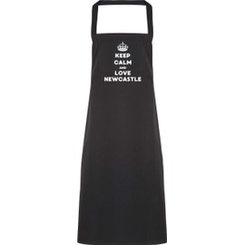 Hippowarehouse Keep Calm and Love Newcastle Apron kitchen cooking painting DIY onesize adult