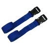 Webbing Strap with Quick Release Buckle, Pack of 2 (Blue,