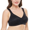 WingsLove Women's Full Coverage Bra Non Padded Comfort Minimiser Bra