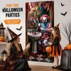 Halloween Garage Door Decoration, 70.9 x 35.4 Inch Bloody Clown