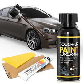 XTryfun Touch Up Paint for Cars Paint Scratch Repair Kit, Automotive Paint, Quick & Easy Fix Scratch Repair for Vehicles (Brown)