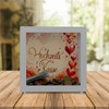 Waterfall Rising Hearts - Wedding Cash Register Frame Wooden Money