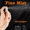 DOMOKO Perfumero Recargable De Viaje Rellenable + Funda De Piel