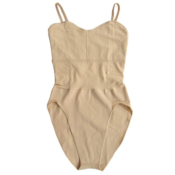 Karly Shop b4394 M-L Body Fan, Ballet, Cotton Blend, Body Foundation, Large Size, Non-See-through, Inner Bodysuit, Adult, Junior,