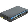 Delock Gigabit Ethernet Switch 4 Port PoE + 1 SFP