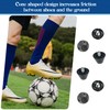 12PCS Replacement Football Studs Black Football Studs 2 Sizes Plastic