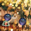 Brother Christmas Ornaments 3" Gifts from Sister Brother Ceramic Ornaments