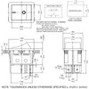 1-Pack Canal R Series Rocker Switch 16A/20A 125VAC/250VAC 4-Pin DPST
