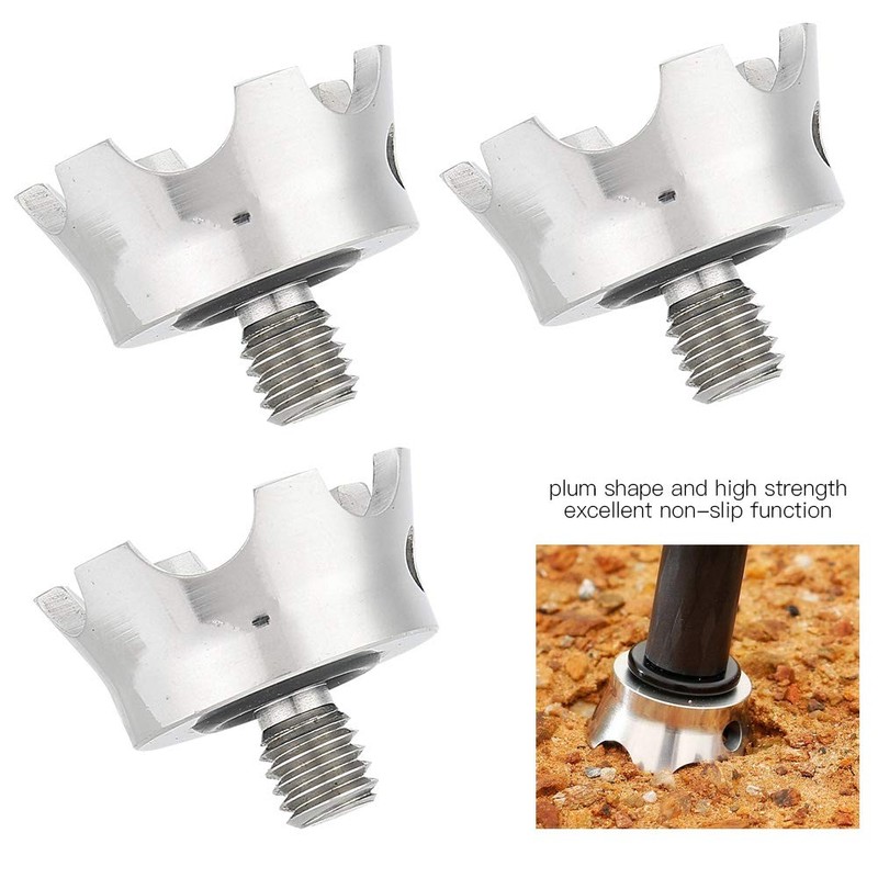 Mavis Laven Tripod Spikes, 3 Pcs Stainless Steel 3/8 Inch